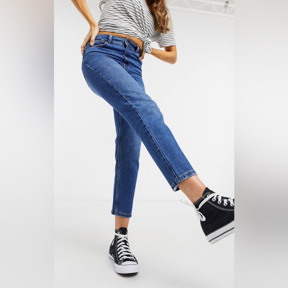 NEW LOOK - HIGH RISE, SHAPING, DEEP BLUE COLOR JEAN